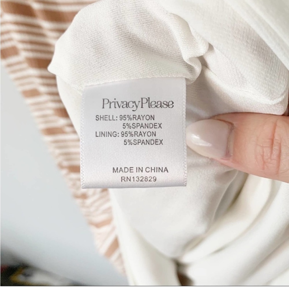 Revolve Privacy Please Ribbed Striped Dress - Picture 4 of 5